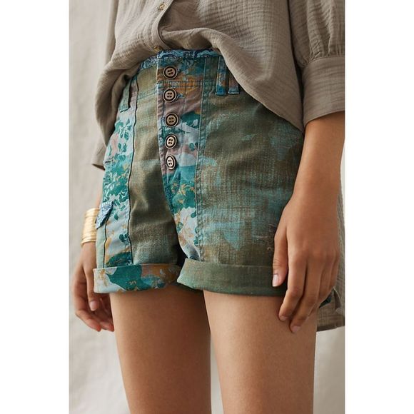 New Anthropologie x Pilcro The Wanderer Shorts Size 26 - Picture 3 of 10
